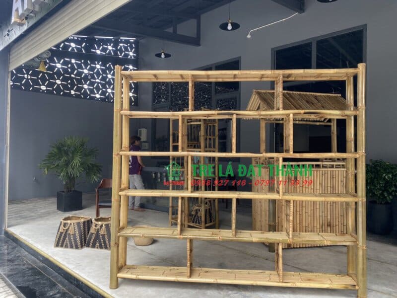 Kệ Để Hoa Bằng Tre - KDHBT002